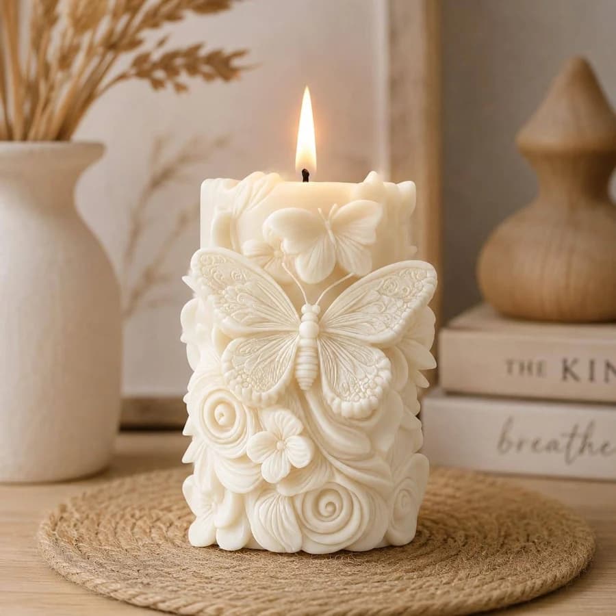Designer Pillar Candle